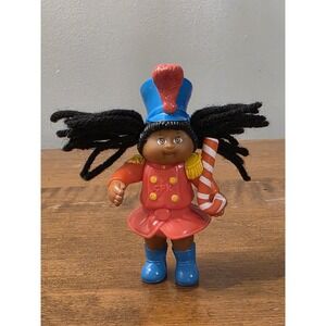 Vintage 1994 Candy Cane Mini Cabbage Patch Kids PVC Figure Christmas Black Hair
